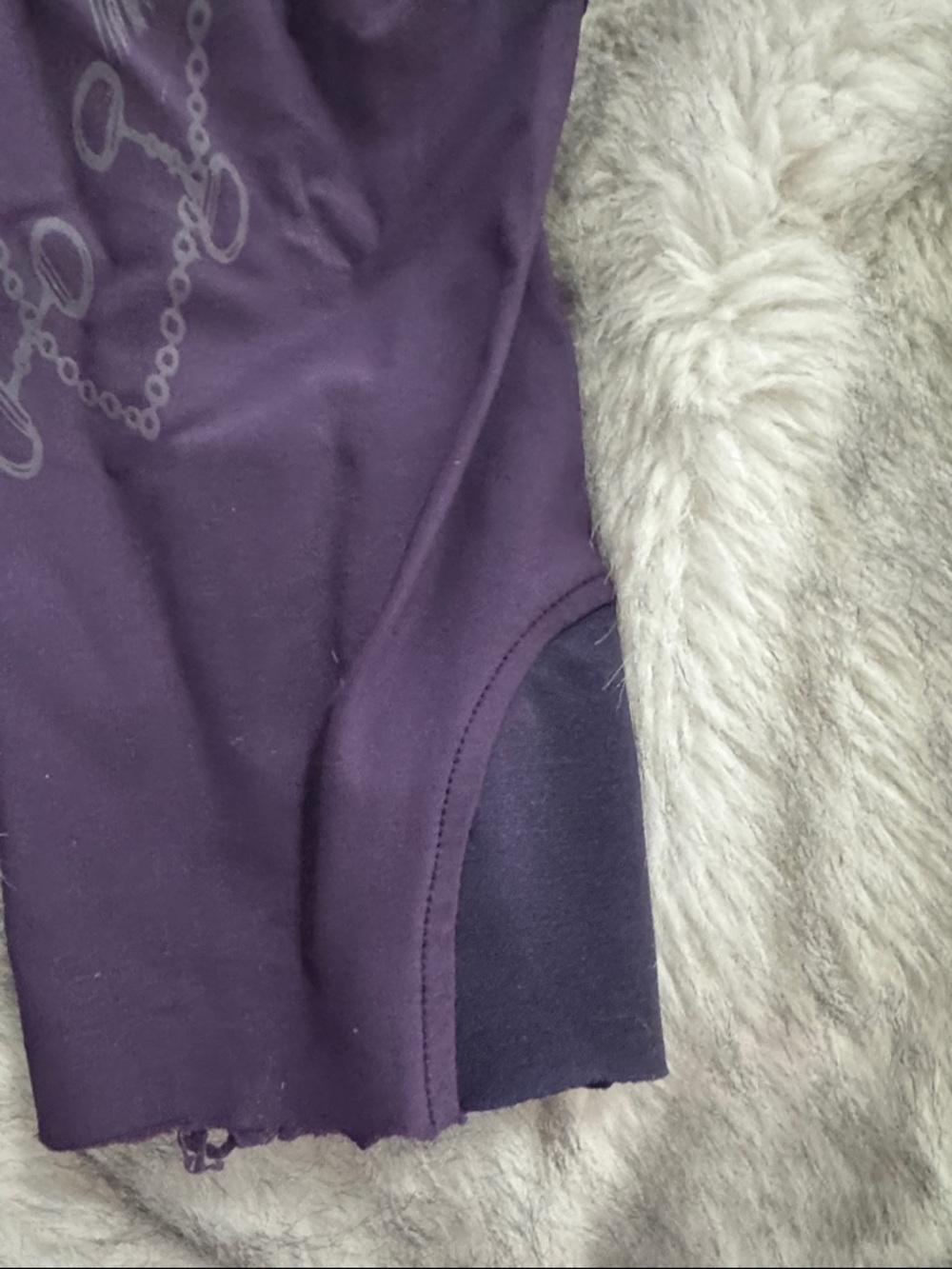 PS of Sweden Purple Equestrian Grip Breeches 24 - Picture 8 of 13